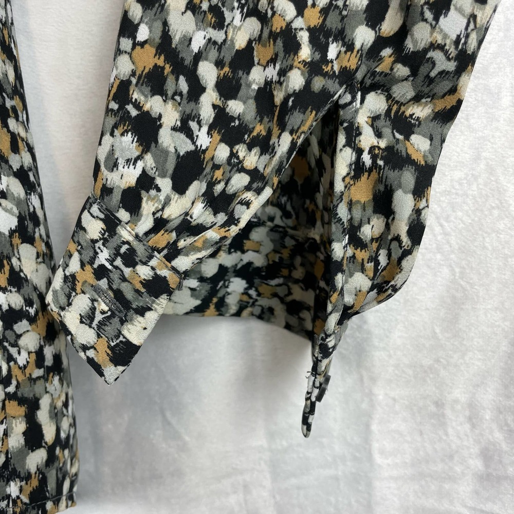 Talbots Multi-Color Pintuck Spotted Pattern Pullo… - image 7